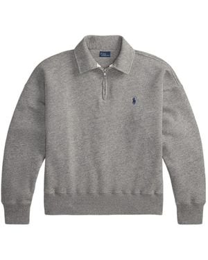 Polo Ralph Lauren Sweat À Motif Polo Pony - Gray