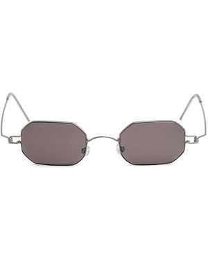 Lindberg Geometric-Frame Sunglasses - Grey