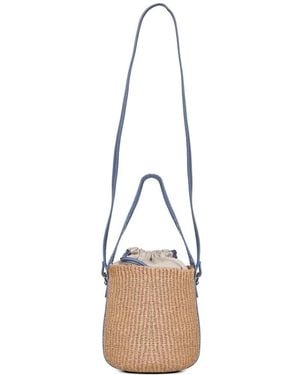 Chloé Bolso Bombonera Woody Pequeño - Blanco