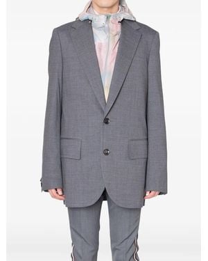 Kolor Notched-Lapel Single-Breasted Blazer - Grey
