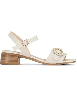 Ron White Seraphina Buckle-Detail Sandals - Natural