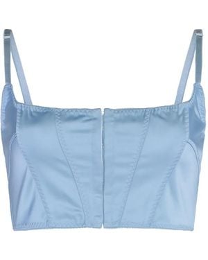 Anna October Cropped Top - Blue