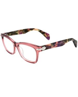 Rag & Bone Gafas Con Efecto De Carey - Rosa