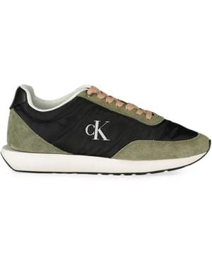 Calvin Klein 1979 Signature Logo Runner Sneakers - Green