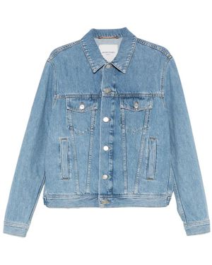 Jacob Cohen Button Denim Jacket - Blue