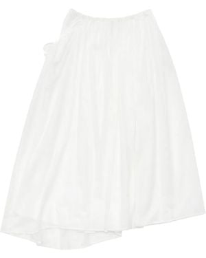 Amomento Asymmetric Skirt - White