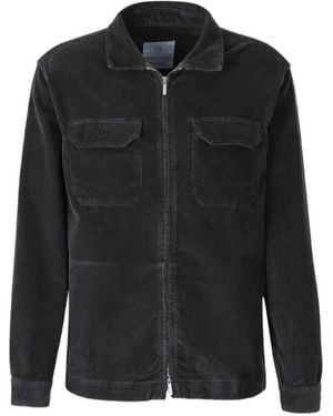 richard j. brown Corduroy Zip-Up Jacket - Black
