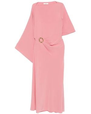 JOSEPH Joya Ring-Detail Maxi Dress - Pink