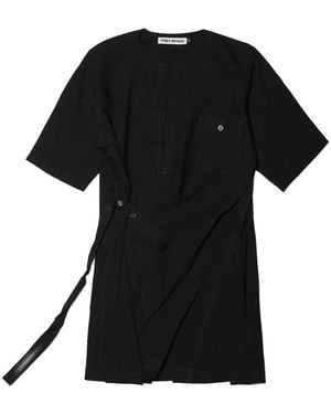 Issey Miyake Belted Tunic - Black