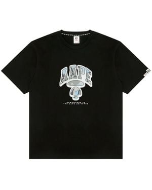 Aape By A Bathing Ape ロゴ Tシャツ - ブラック