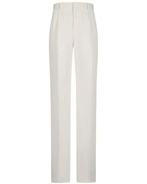 Lardini Pleated Pants - White