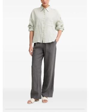 Benetton Button-Up Shirt - White