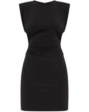 MICHAEL Michael Kors Gathered-Detail Mini Dress - Black