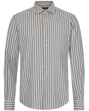 Slowear Striped Shirt - Grey