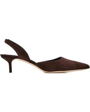 STAUD Escarpins Sebastian 55 Mm À Bride Arrière - Brown