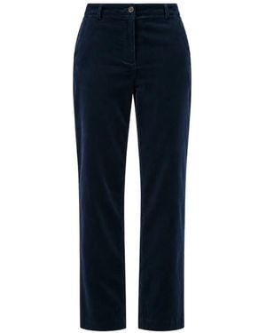 Tommy Hilfiger Slim-Cut Corduroy Pants - Blue