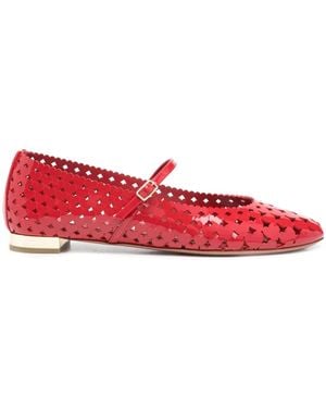 Aquazzura Amourose Ballet Flats - Red