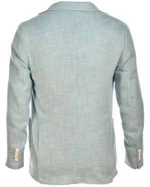 Sartorio Napoli Marled Blazer - Blue