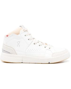 On Shoes Roger Clubhouse Mid Lace-Up Sneakers - White