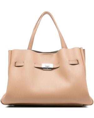 DKNY Buckle-Fastening Tote Bag - Natural