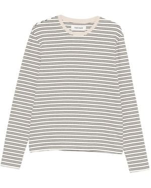 Tonywack Striped Sweatshirt - White