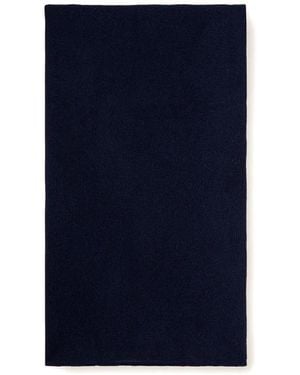 Fedeli Open Knitted Cashmere Scarf - Blue