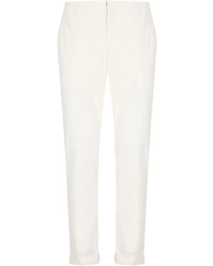 Dondup Cuffed-Hem Pants - White