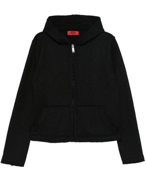 424 Hoodie À Fermeture Zippée - Black