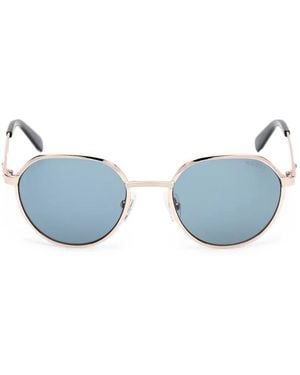 Guess Geometric-Frame Sunglasses - Blue