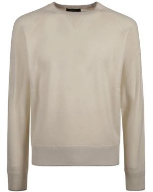 Aragona Pull En Maille À Manches Raglan - Neutre