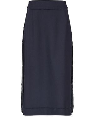 Maison Margiela Midi Skirt - Blue