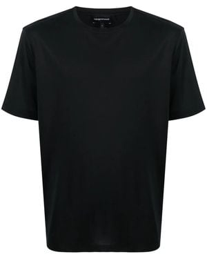 Emporio Armani ロゴ Tシャツ - ブラック