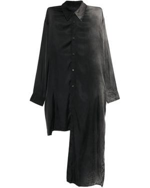 Yohji Yamamoto Felpa Con Orlo Asimmetrico - Nero