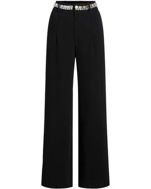 Cinq À Sept Rhinestone-Embellished Genna Pants - Black