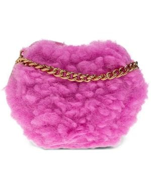 Kurt Geiger Micro Heart Clutch Bag - Pink