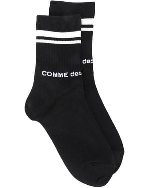 Comme des Garçons Socken Mit Logo-Print - Schwarz