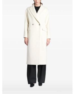 Tagliatore Double-Breasted Coat - White