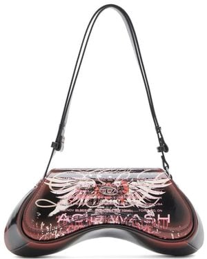 DIESEL Remaster Capsule Play Crossbody Shoulder Bag - Black
