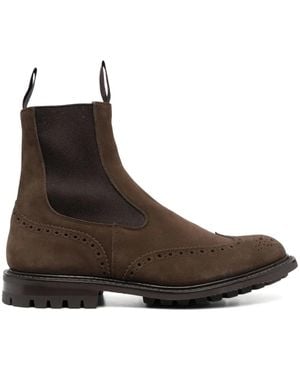 Tricker's Flint ブローグディテール ブーツ - ブラウン