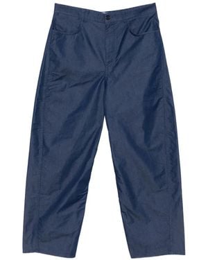 Givenchy Logo-Print Belt-Loop Trousers - Blue