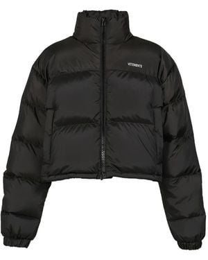 Vetements Quilted Puffer Jacket - Black