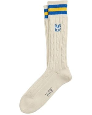 Polo Ralph Lauren Cable-Knit Knee-High Socks - Multicolor