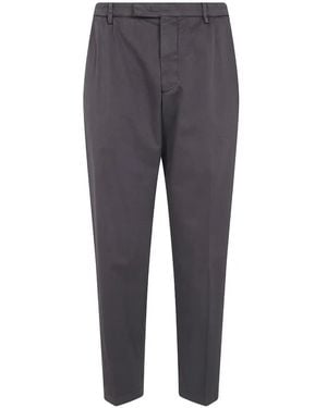 Michael Coal Straight-Leg Cotton Trousers - Blue