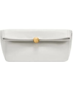 Furla Sfera Soft M Clutch Bags - White