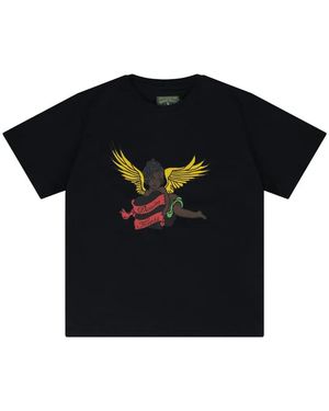 DENIM TEARS Cherub-Print T-Shirt - Black