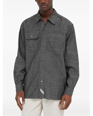 Levi's Auburn Button-Down Denim Shirt - Gray