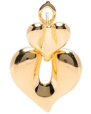 Missoma Molten Heart Earrings - Metallic