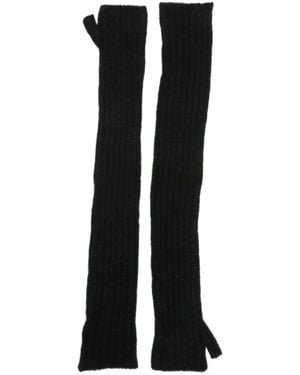 Mrz Fingerless Gloves - Schwarz
