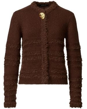 Fabiana Filippi Cardigan Mit Knopfdetail - Braun