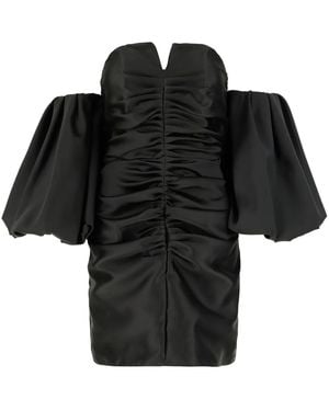 SIMONA CORSELLINI Off-Shoulder Dress - Black